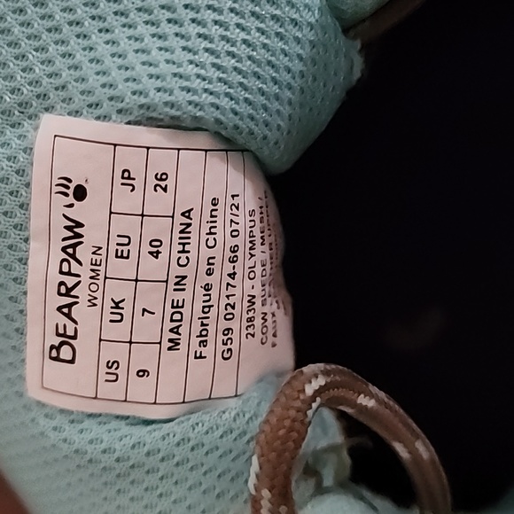 Bearpaw boots brown and blue size 9 - Picture 3 of 3